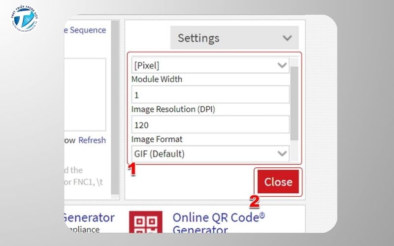 Tạo barcode online bằng Online Barcode Generator bước 5